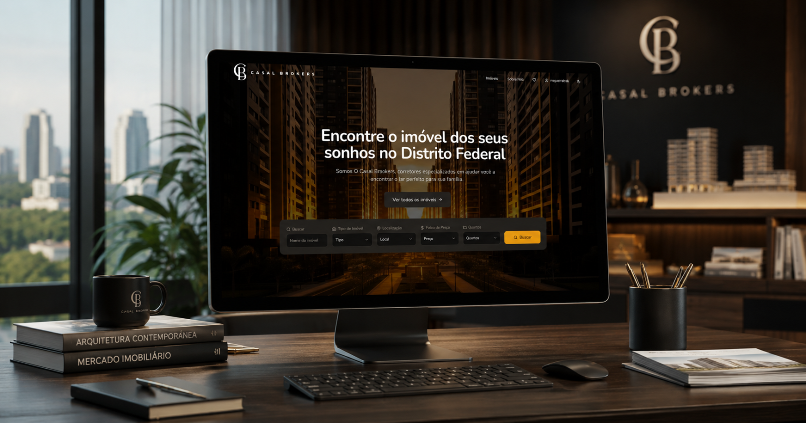 Site imobiliário com SEO local: o caso O Casal Brockers (DF)