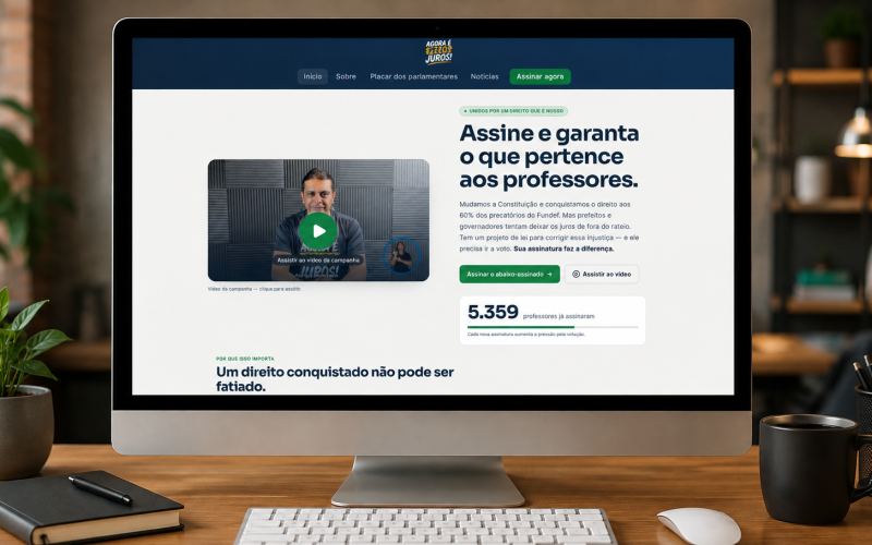 Abaixo-assinado digital: como mobilizar sua base eleitoral